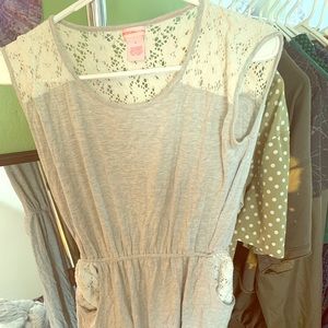 Grey Dress with Pockets